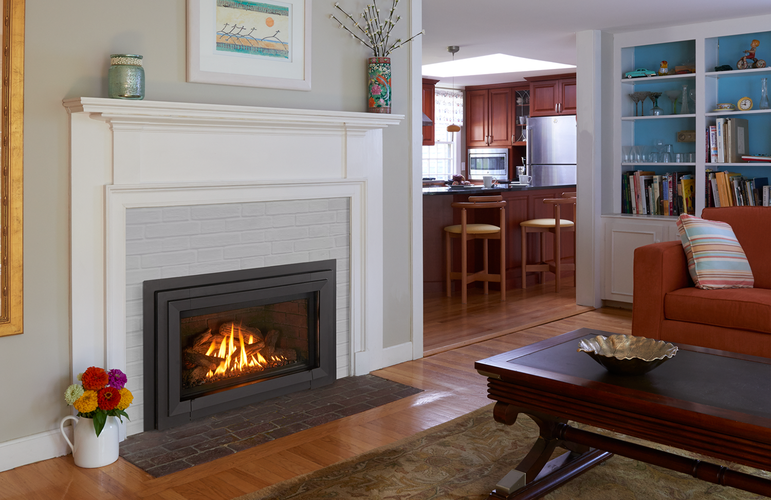 Pacific Energy Tofino I40 - Direct Vent Gas Fireplace Insert - Sit Val –  Fireplace Gallery